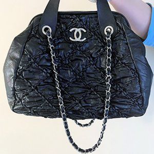 CHANEL Ultra Stitch Black Bowling Bag A66523Y06516